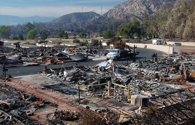 selling fire damaged house California